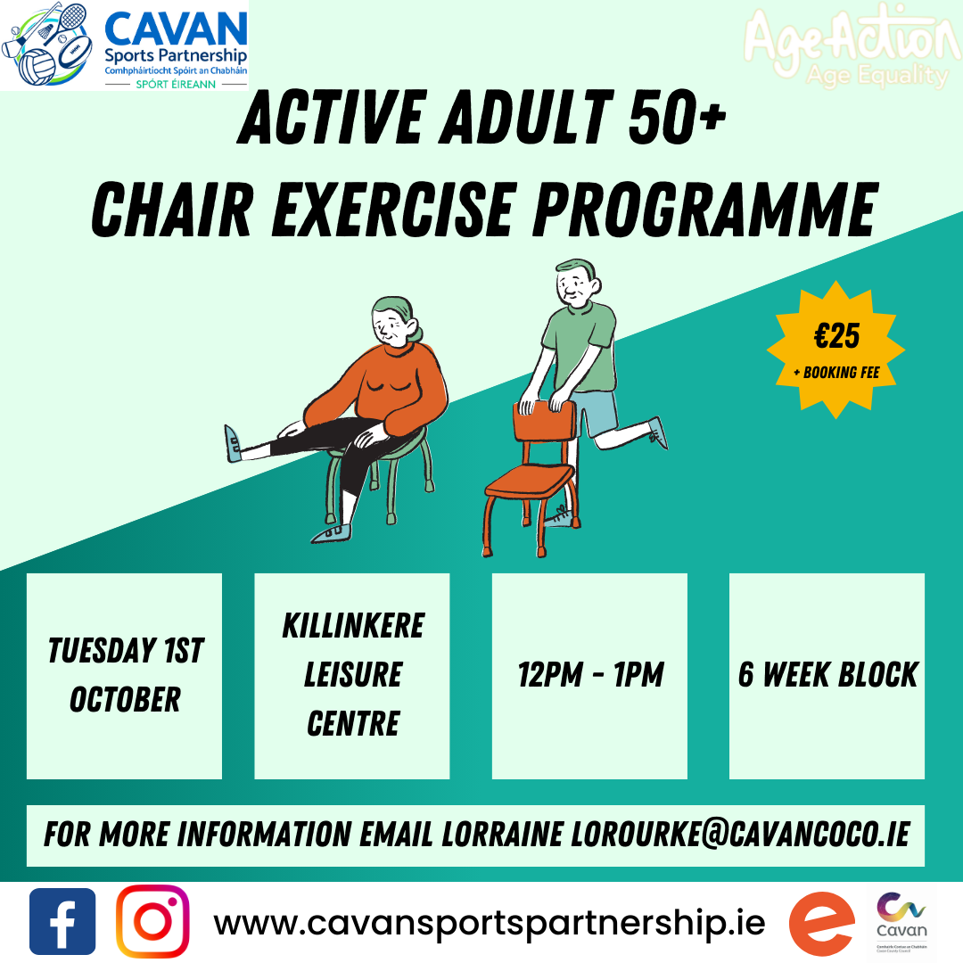 Active Adult 50+ Chair Exercises – Killinkere